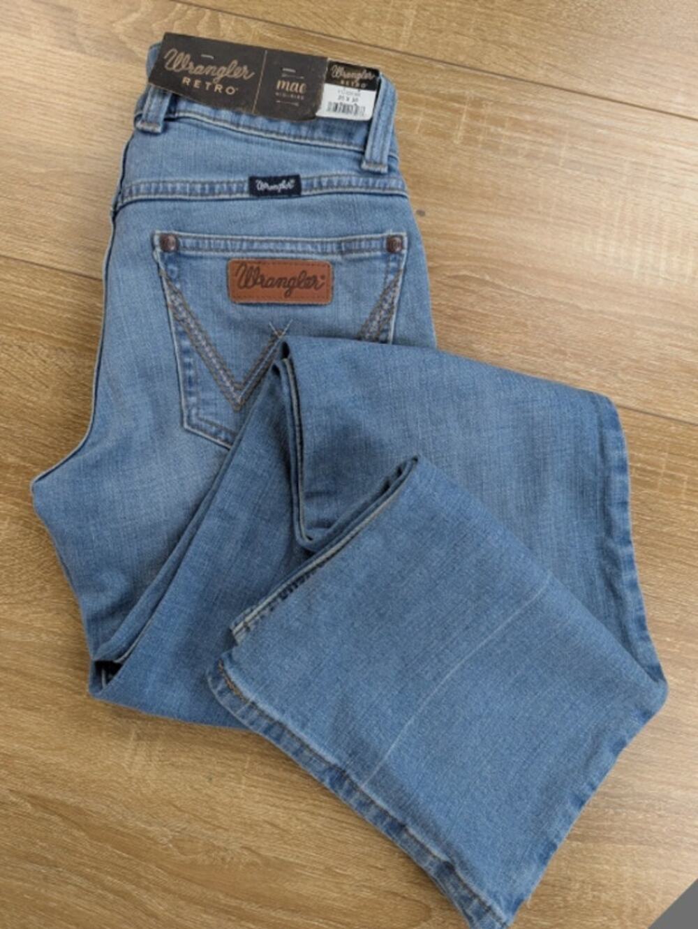 Wrangler Women's Retro Mae Bootcut Jeans 25x30 Mid Rise Western Denim NEW